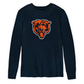 Toddler Chicago Bears Navy Primary Logo Long Sleeve T-Shirt product image 1, provided for visual reference and product