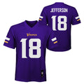 Youth Justin Jefferson Minnesota Vikings Purple Replica Mid Tier Player Jersey product image 1, provided for visual
