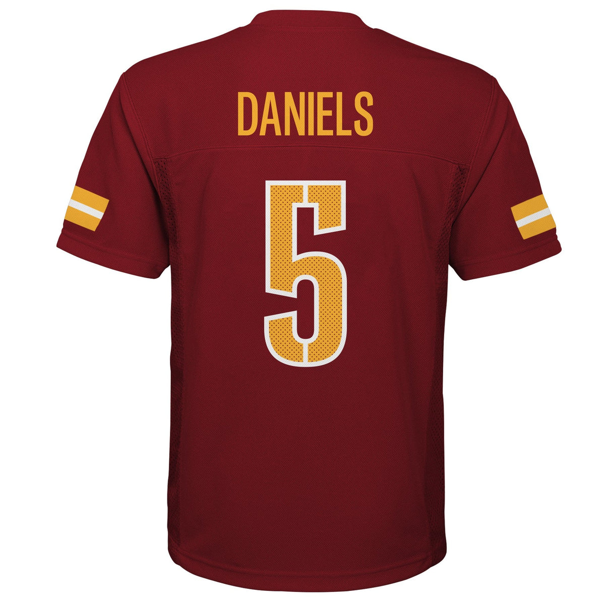 Youth Jayden Daniels Washington Commanders Crimson Replica Mid Tier Player Jersey product image 3, provided for visual