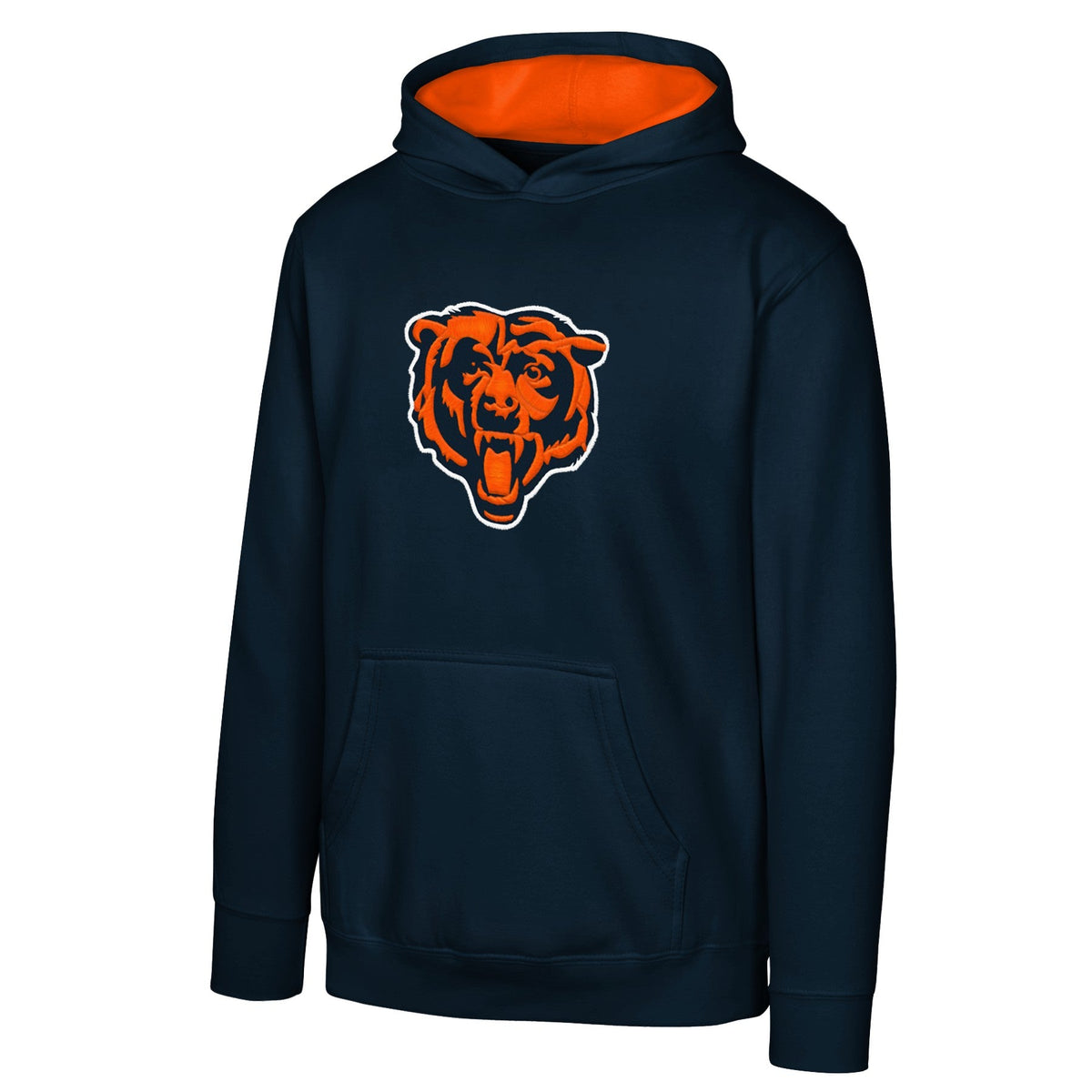 Child Chicago Bears Prime Navy Pullover Fleece Hoodie product image 1, provided for visual reference and product detail