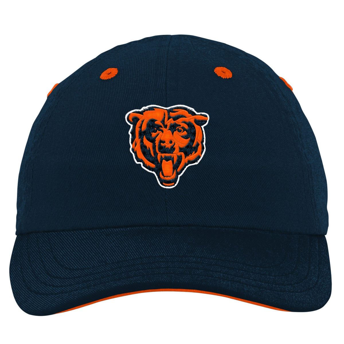 Chicago Bears Infant NFL Navy Team Slouch Adjustable Hat product image 2, provided for visual reference and product detail