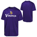 Mens Minnesota Vikings NFL Combine Purple Spike Speed T-Shirt product image 1, provided for visual reference and product