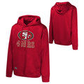 San Francisco 49ers Red NFL Combine Performance Pullover Hoodie for Men product image 1, provided for visual reference and