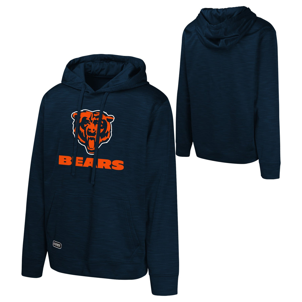 Chicago Bears Navy NFL Position One Combine Performance Pullover Hoodie for Men product image 1, provided for visual
