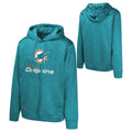 Miami Dolphins Aqua NFL Position One Combine Performance Pullover Hoodie for Men product image 1, provided for visual