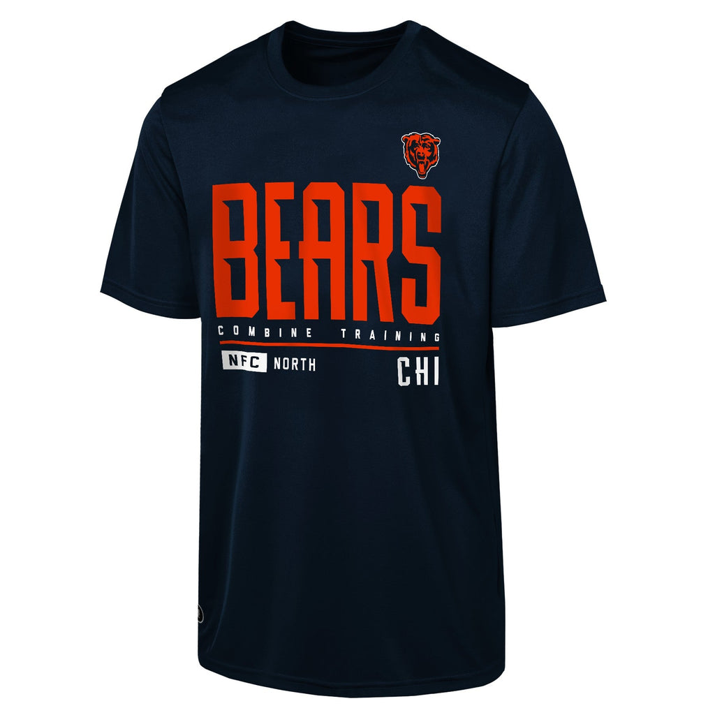 Chicago Bears NFL Pumped Up Combine Authentic Navy Performance T-Shirt for Men product image 2, provided for visual