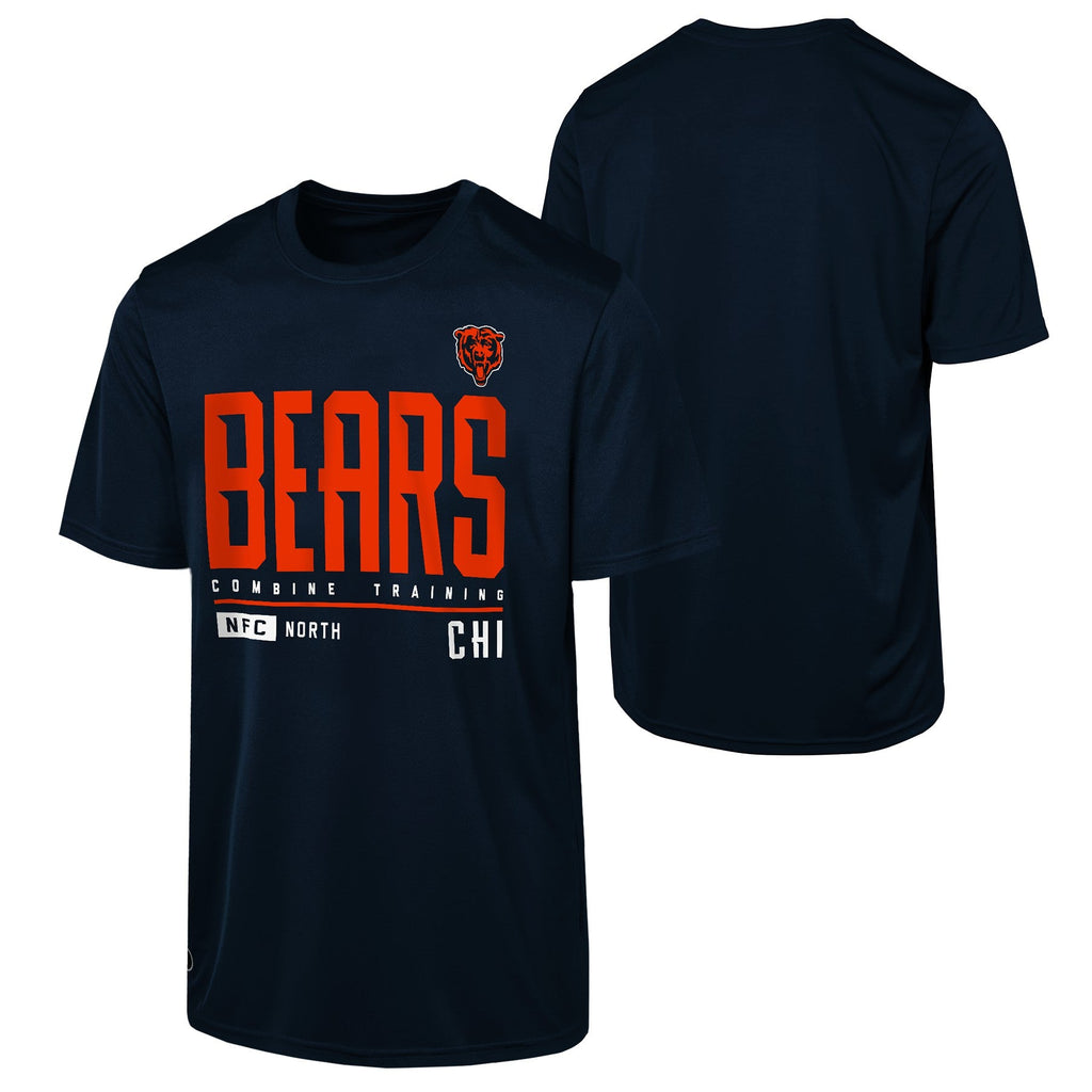 Chicago Bears NFL Pumped Up Combine Authentic Navy Performance T-Shirt for Men product image 1, provided for visual
