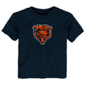 Kids Chicago Bears Navy Primary Logo Child T-Shirt product image 1, provided for visual reference and product detail review