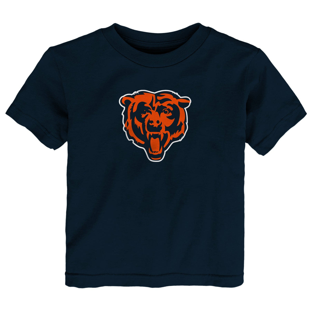 Toddler Chicago Bears Navy Primary Logo T-Shirt product image 1, provided for visual reference and product detail review