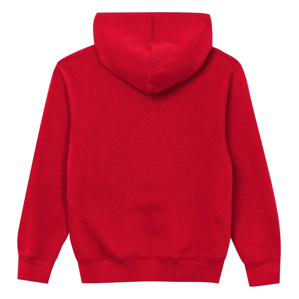Chicago Bulls Child Back to Basics Red Hoodie product image 3, provided for visual reference and product detail review
