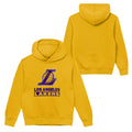 Los Angeles Lakers Youth Back to Basics Gold Hoodie product image 1, provided for visual reference and product detail review