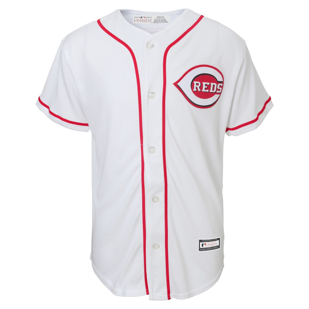 Youth Cincinnati Reds Elly De La Cruz MLB Home Replica Screen Print Jersey product image 2, provided for visual reference