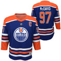 Youth Edmonton Oilers Connor McDavid Home Premier Jersey-Blue product image 1, provided for visual reference and product