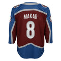 Youth Cale Makar Colorado Avalanche Maroon Home Premier Jersey product image 1, provided for visual reference and product