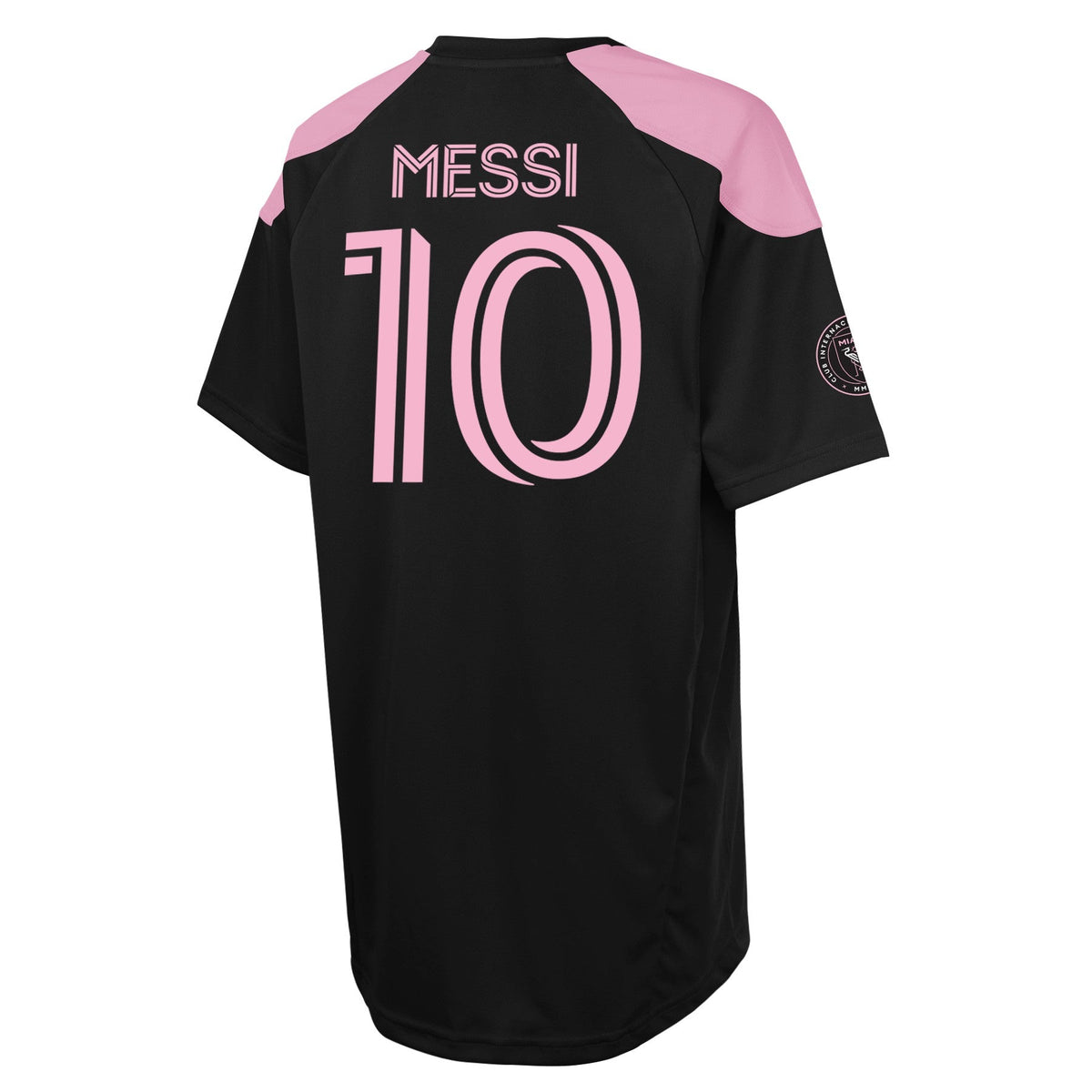 Youth Inter Miami CF Lionel Messi Black Fashion Jersey Top product image 3, provided for visual reference and product detail