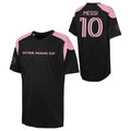 Youth Inter Miami CF Lionel Messi Black Fashion Jersey Top product image 1, provided for visual reference and product detail