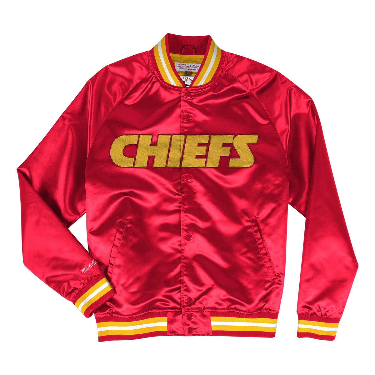 Kansas City Chiefs Mitchell & Ness Lightweight Satin Jacket product image 1