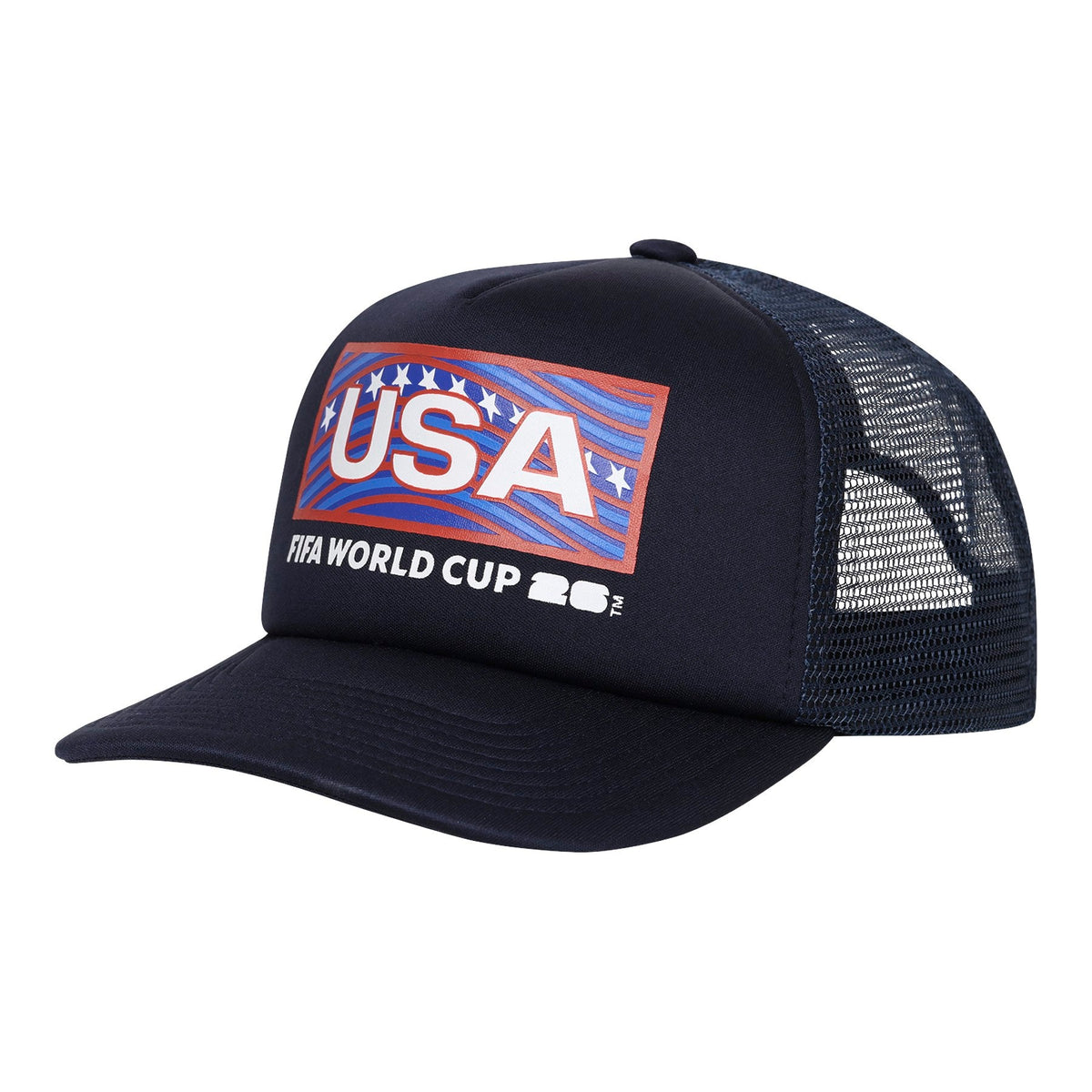 Team USA 2026 FIFA World Cup Navy Trucker Adjustable Hat product image 1, provided for visual reference and product detail
