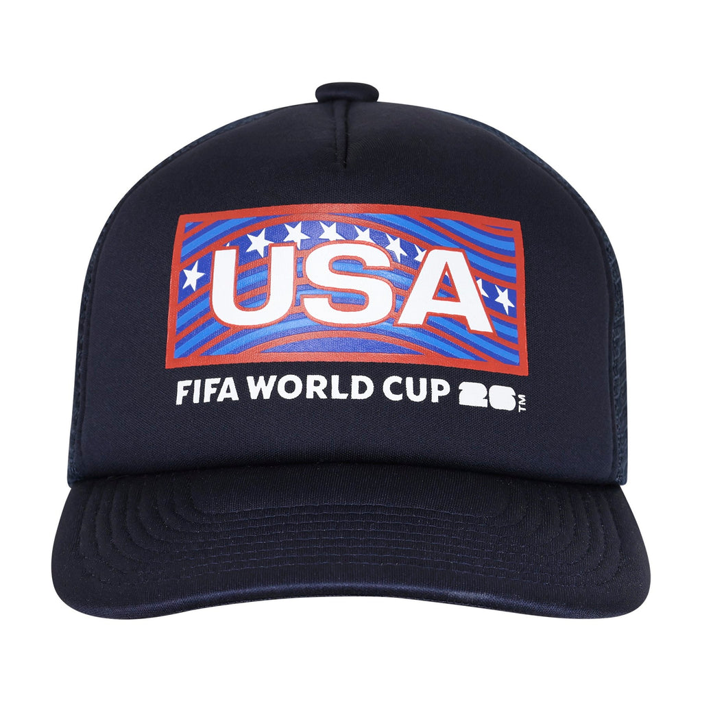 Team USA 2026 FIFA World Cup Navy Trucker Adjustable Hat product image 2, provided for visual reference and product detail