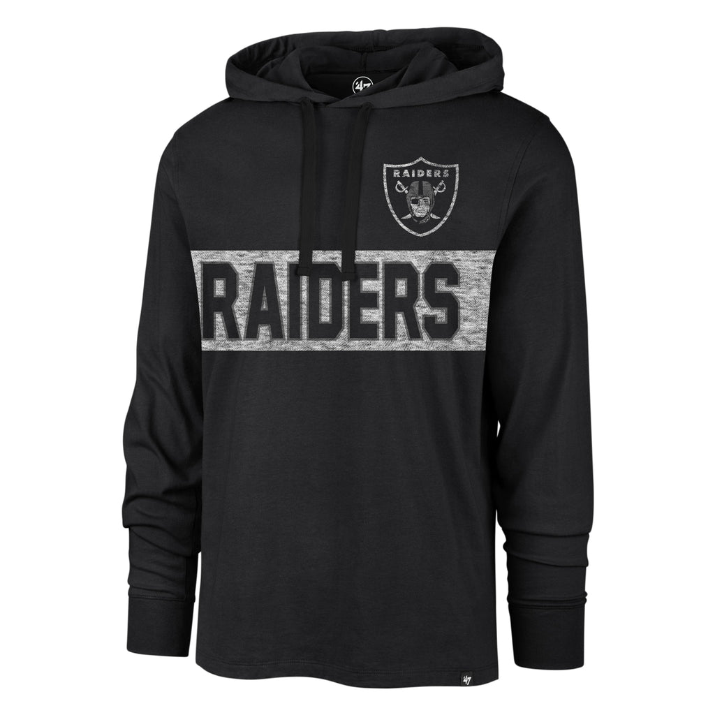 Las Vegas Raiders 47 Brand Black Field Franklin Hooded Long product image 1
