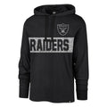 Las Vegas Raiders 47 Brand Black Field Franklin Hooded Long product image 1