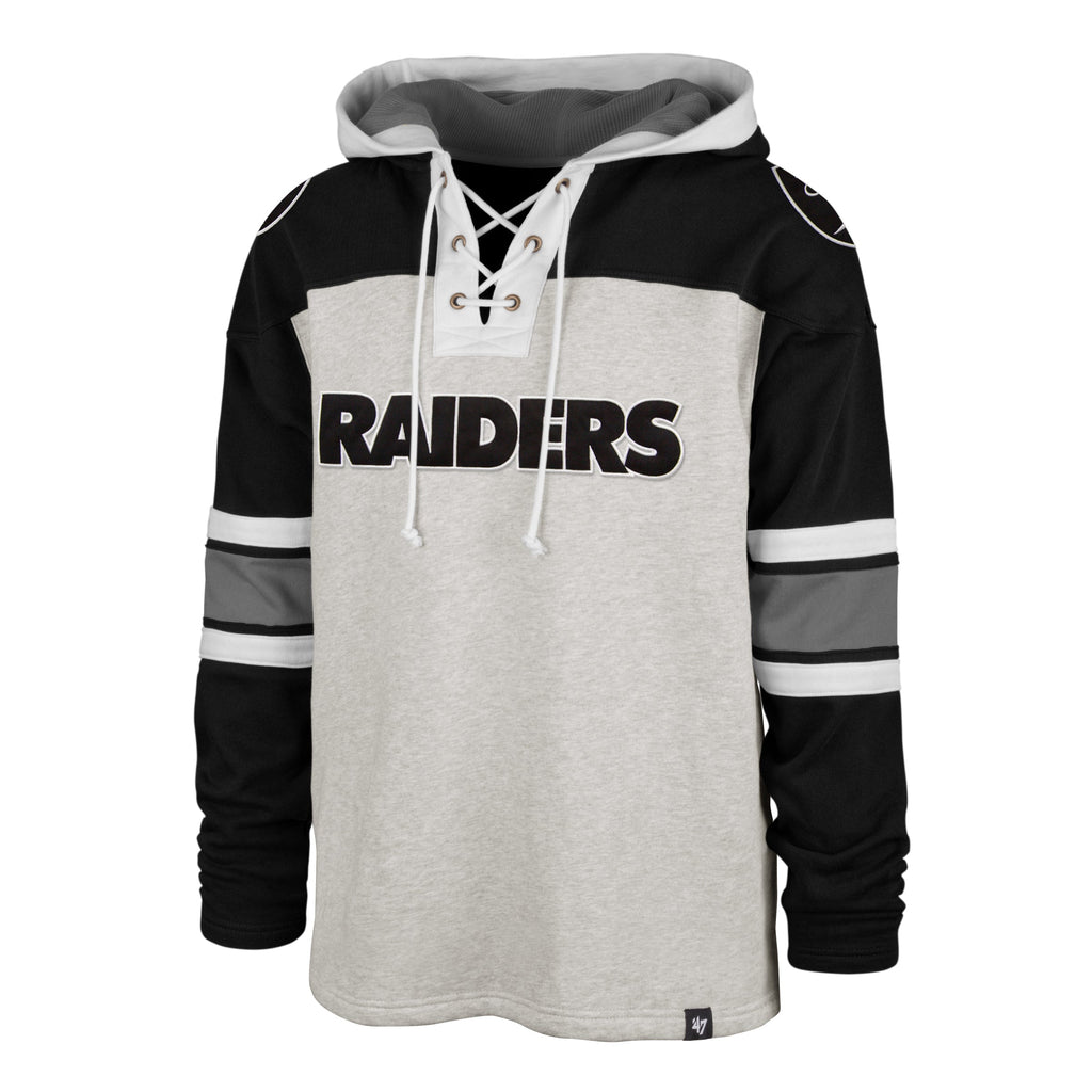 Las Vegas Raiders 47 Brand Heather Gray Gridiron Lace-Up product image 1