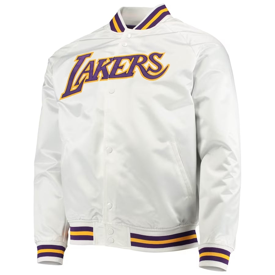 Los Angeles Lakers Mitchell & Ness White Hardwood Classics product image 1