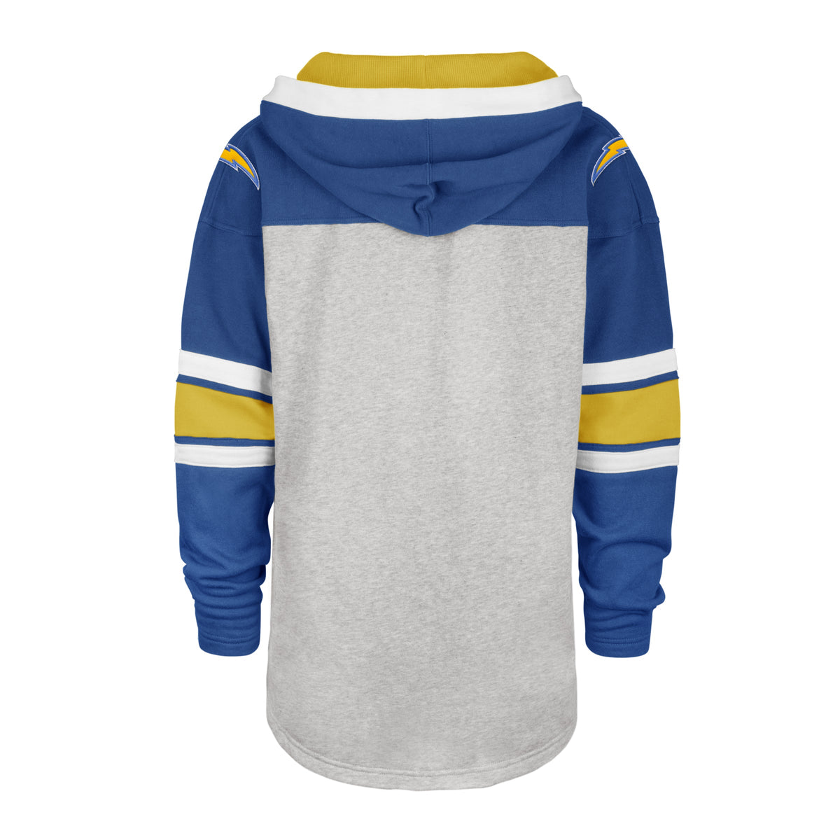 Los Angeles Chargers 47 Brand Heather Gray Gridiron Lace-Up product image 2