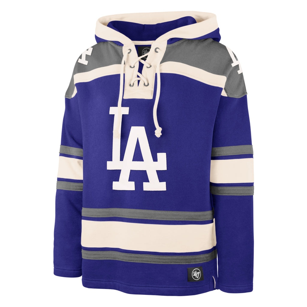 Los Angeles Dodgers 47 Brand Superior Lacer Hoodie Blue product image 1