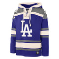 Los Angeles Dodgers 47 Brand Superior Lacer Hoodie Blue product image 1