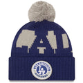 Los Angeles Dodgers New Era Sport Knit Navy Silver Pom Hat product image 1