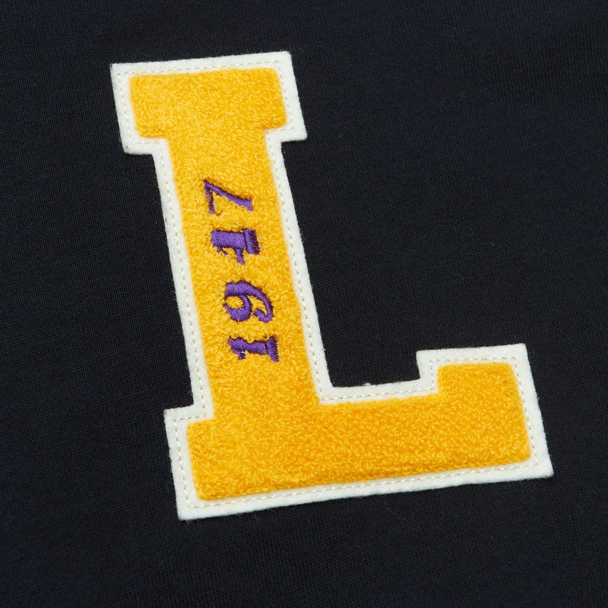 Los Angeles Lakers Mitchell & Ness Black Team Legacy French product image 3