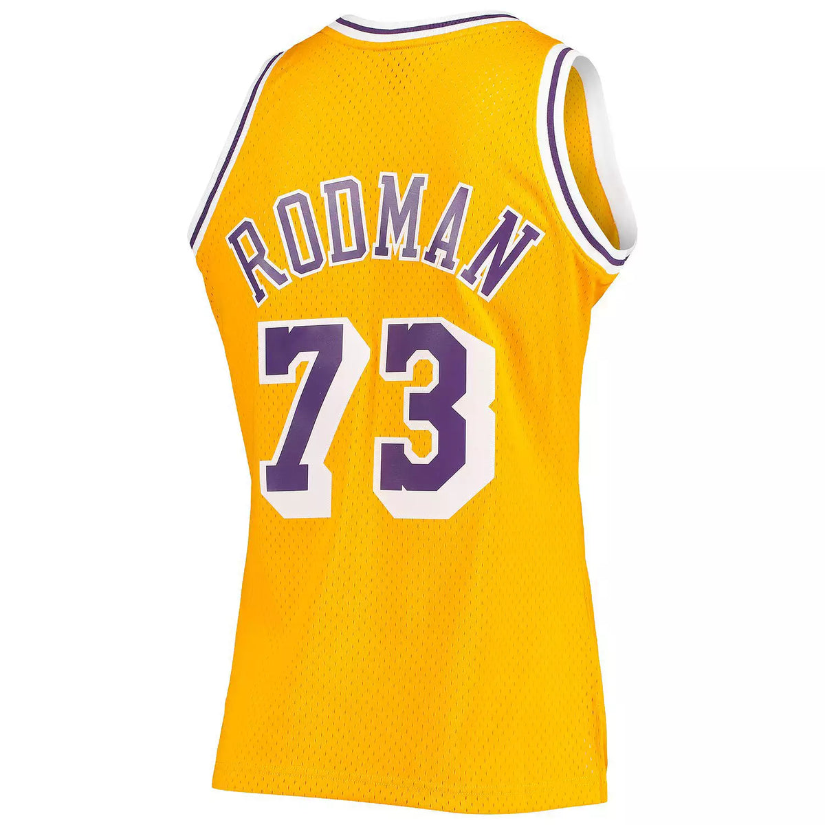 Los Angeles Lakers Mitchell & Ness Dennis Rodman 73 Gold product image 4