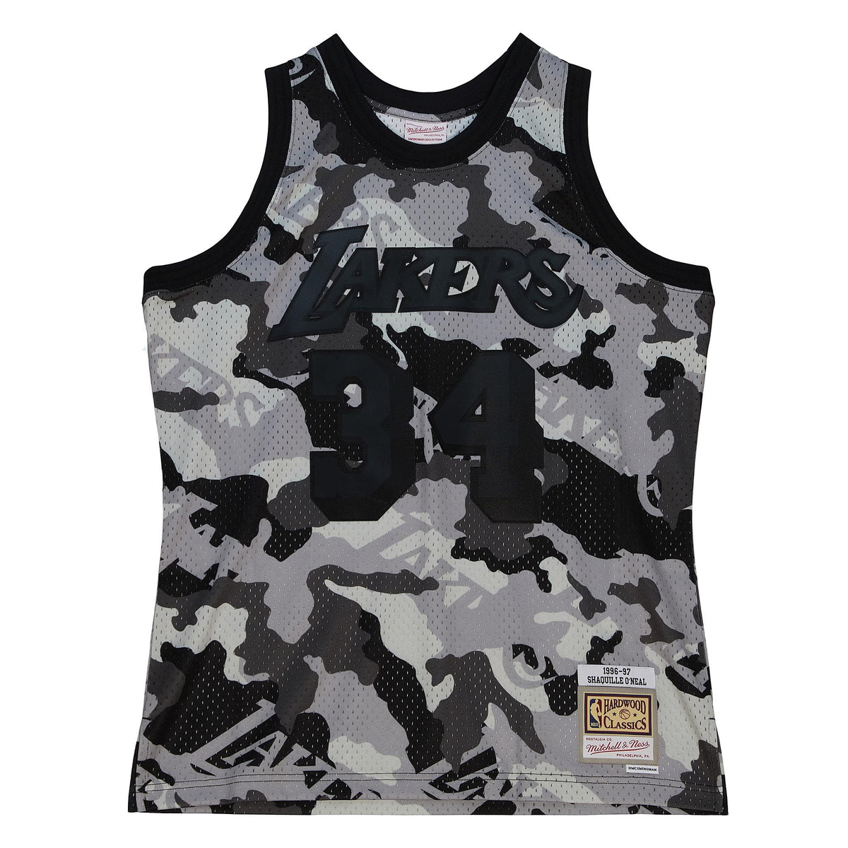 Los Angeles Lakers Mitchell & Ness Ghost Black Camo product image 1