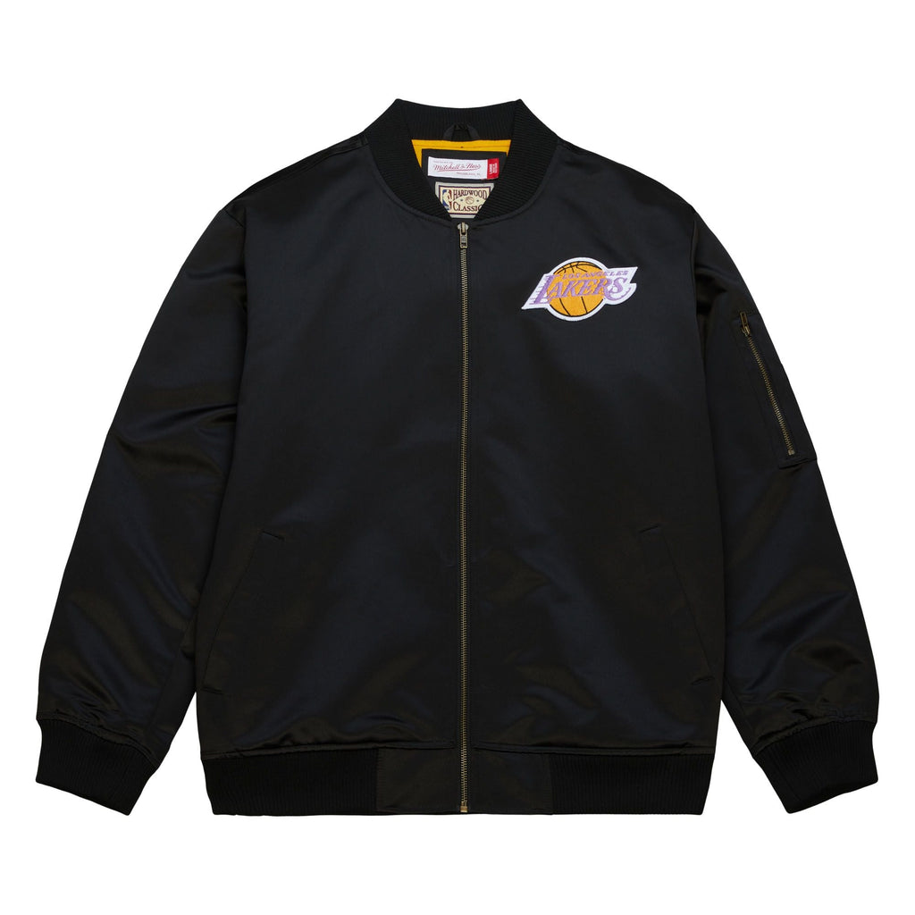 Los Angeles Lakers Mitchell & Ness Lightweight Satin Bomber product image 1