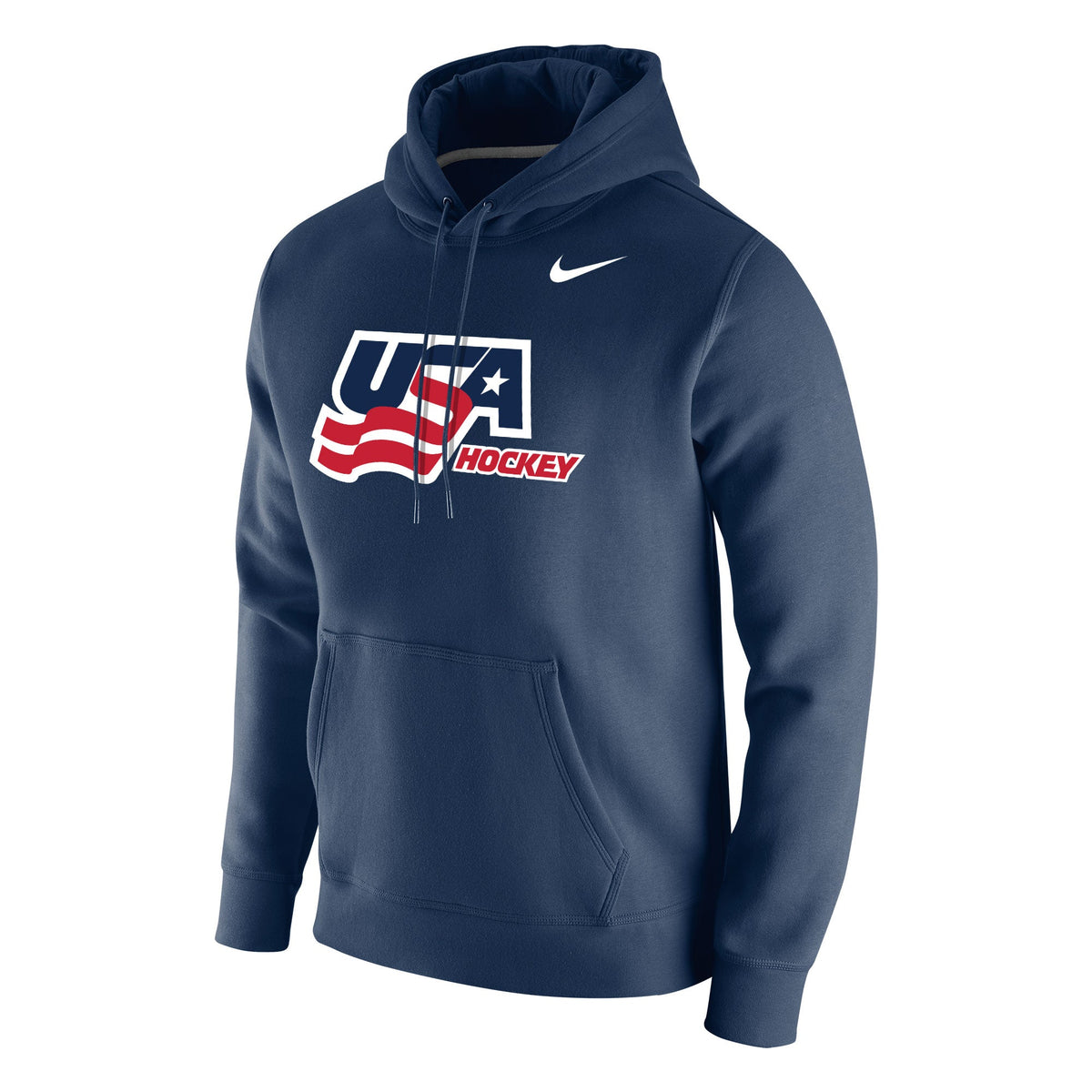Nike Men USA Hockey Nike 2026 Club Hoodie - Navy product image 1, provided for visual reference and product detail review