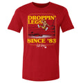 WWE Hulk Hogan Dropping Legs Since '83 Red T-Shirt for Men product image 1, provided for visual reference and product detail