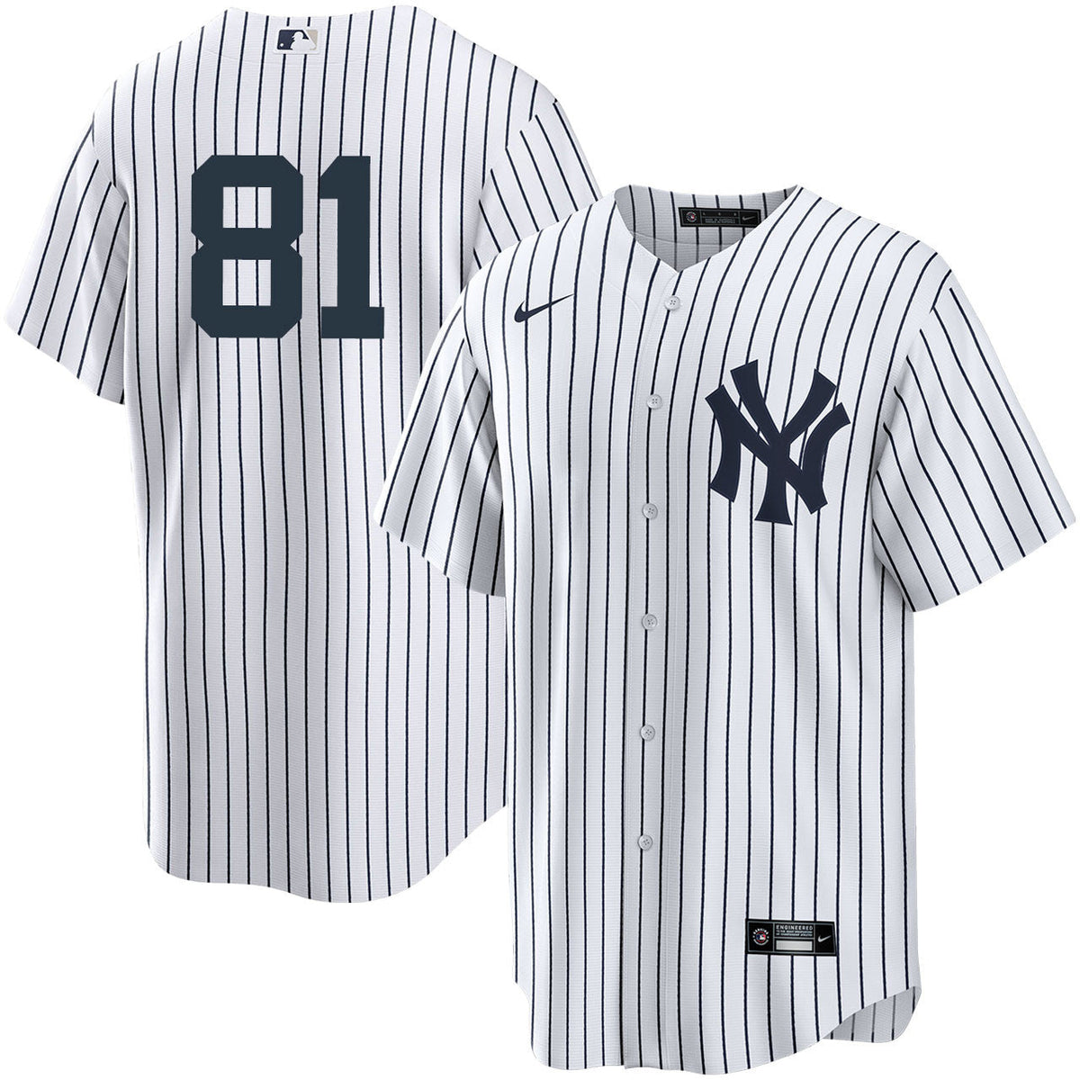 Nike Luis Gil #81 White New York Yankees Home Official Replica Player Jersey for Men product image 1, provided for visual
