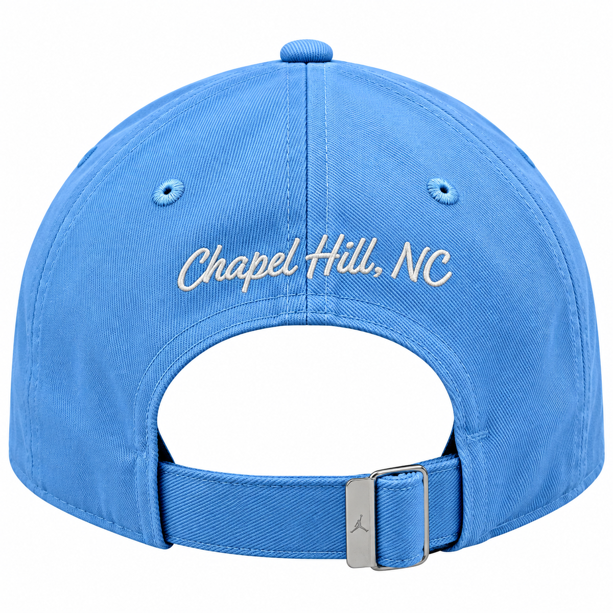 Nike North Carolina Tar Heels White/Sky Blue Jumpman Club Adjustable Hat for Men product image 4, provided for visual
