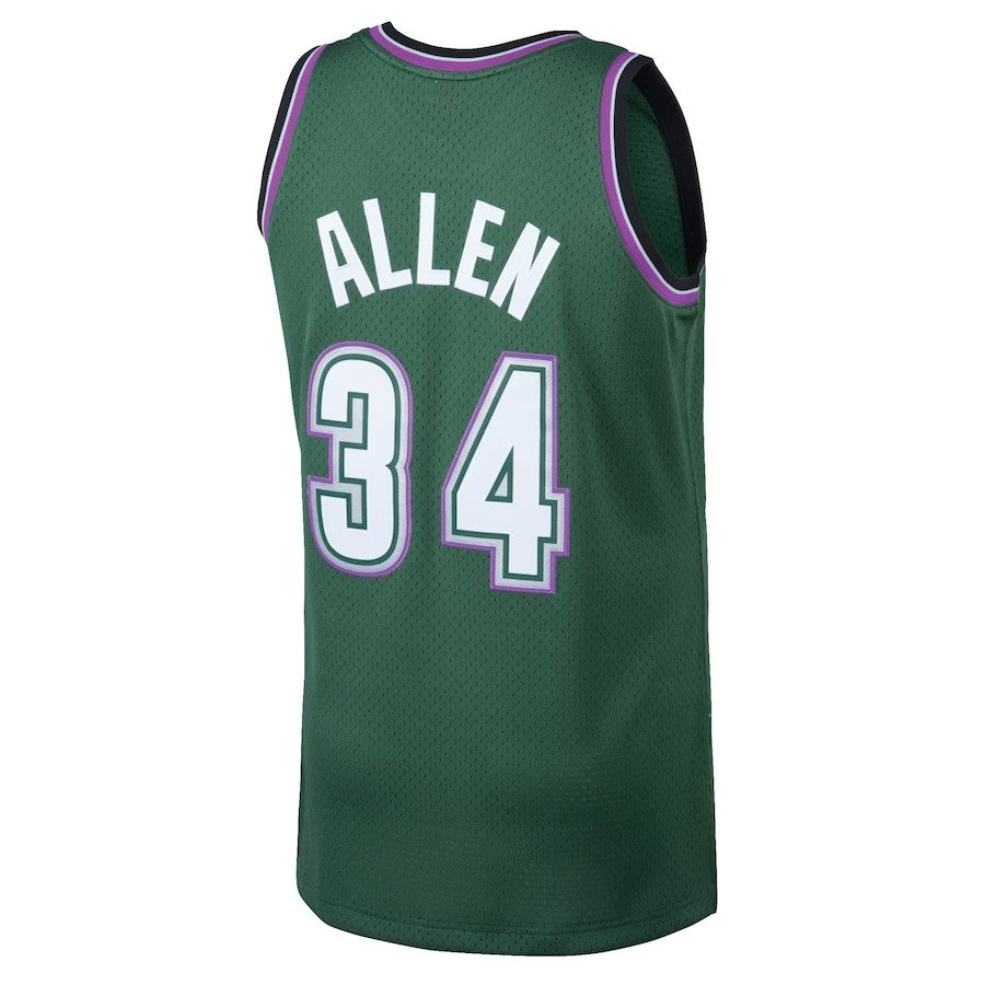 Milwaukee Bucks Mitchell & Ness Ray Allen Kelly #34 Green product image 2