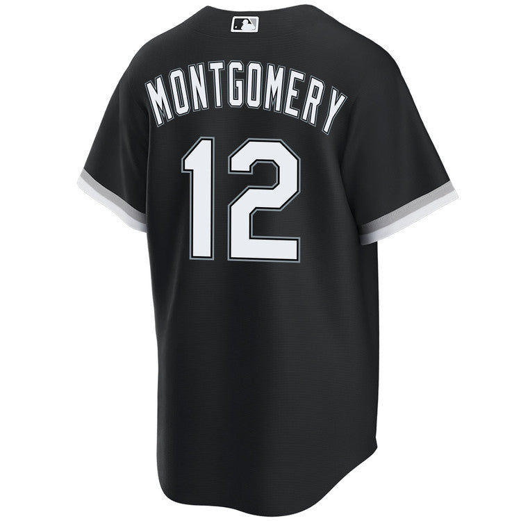Colson Montgomery Chicago White Sox NIKE Replica Black Alternate Jersey for Men product image 2, provided for visual
