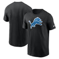Nike Detroit Lions Black Team Logo T-Shirt for Men product image 1, provided for visual reference and product detail review