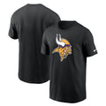Nike Minnesota Vikings Black Team Logo T-Shirt for Men product image 1, provided for visual reference and product detail