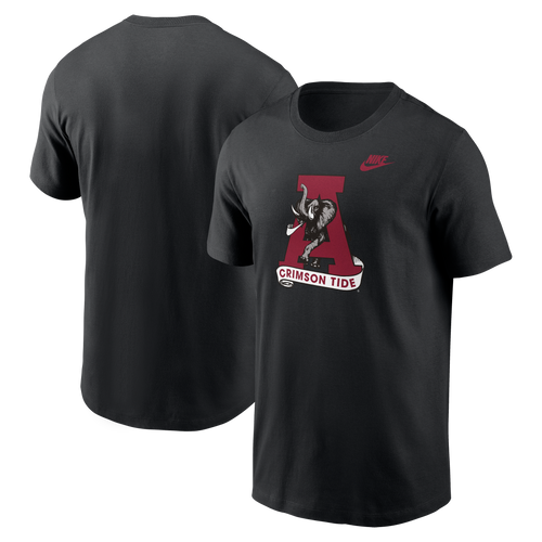 Alabama Crimson Tide Nike Black Legacy Alternate T-Shirt product image 1, provided for visual reference and product detail