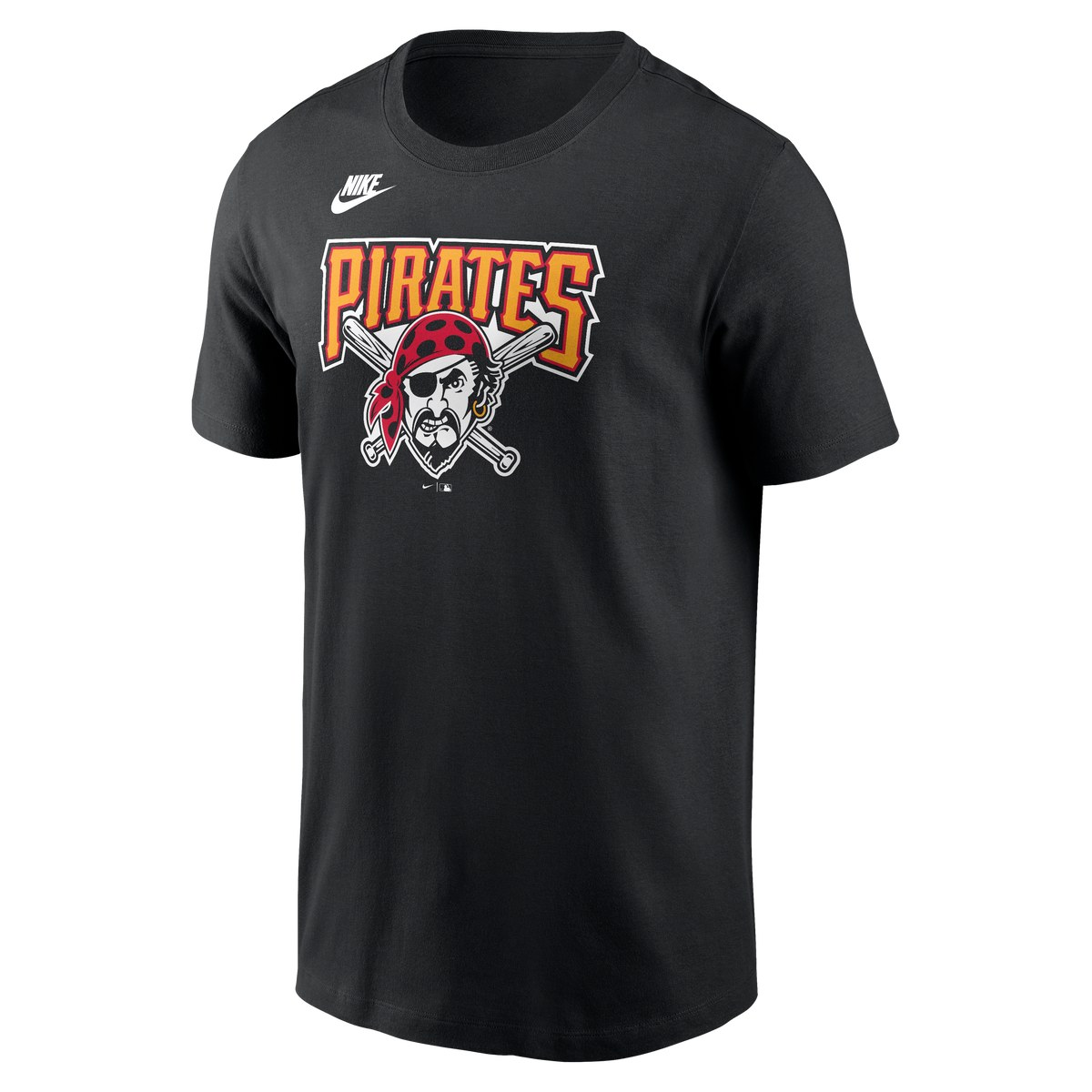Pittsburgh Pirates Nike Team Cooperstown Black T-Shirt for Men product image 2, provided for visual reference and product