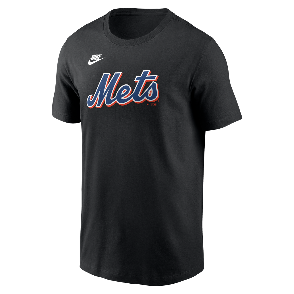 Mike Piazza New York Mets Nike Black Name & Number T-Shirt for Men product image 2, provided for visual reference and