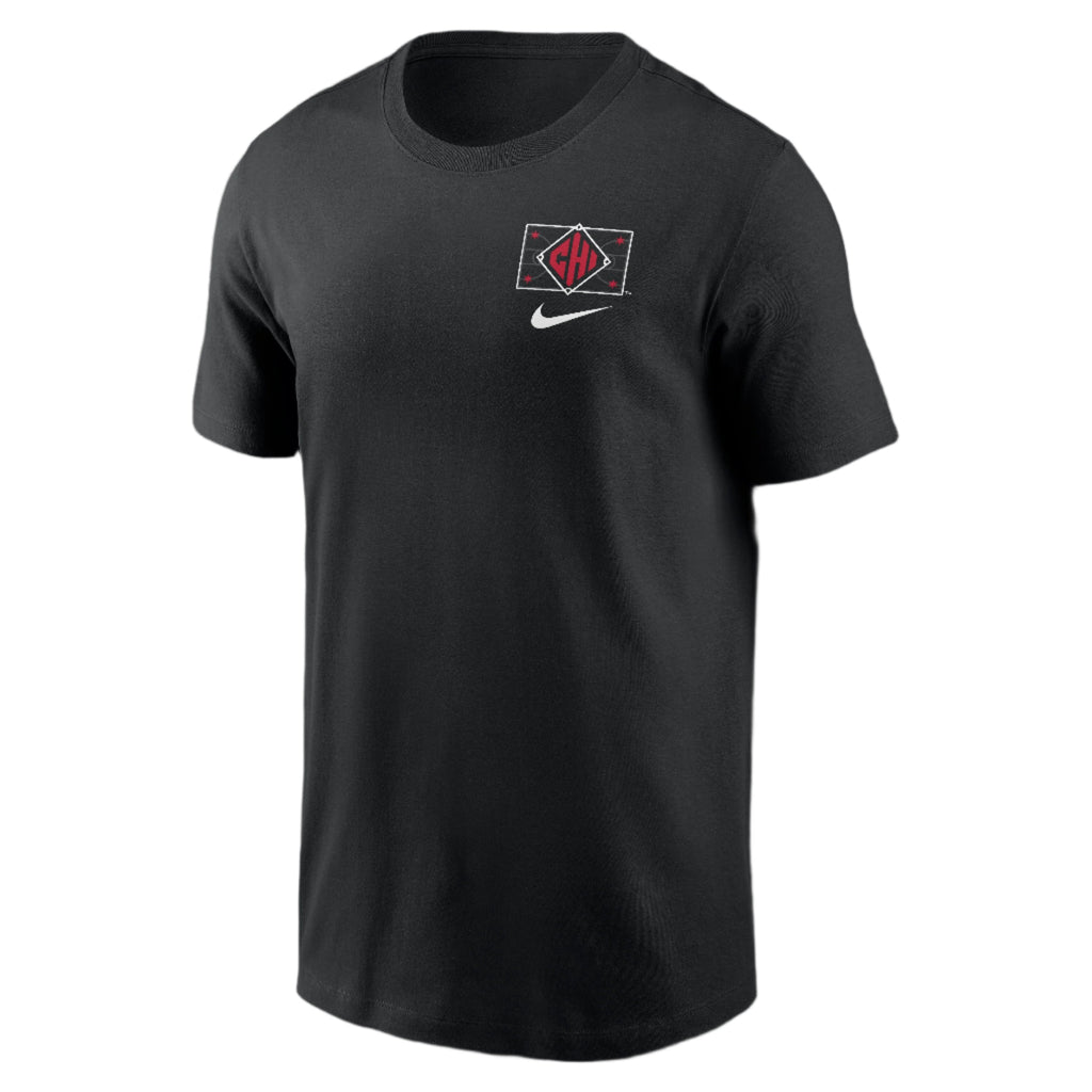Nike Men Chicago White Sox 2025 City Connect Black 2-Hit T-Shirt product image 2, provided for visual reference and product