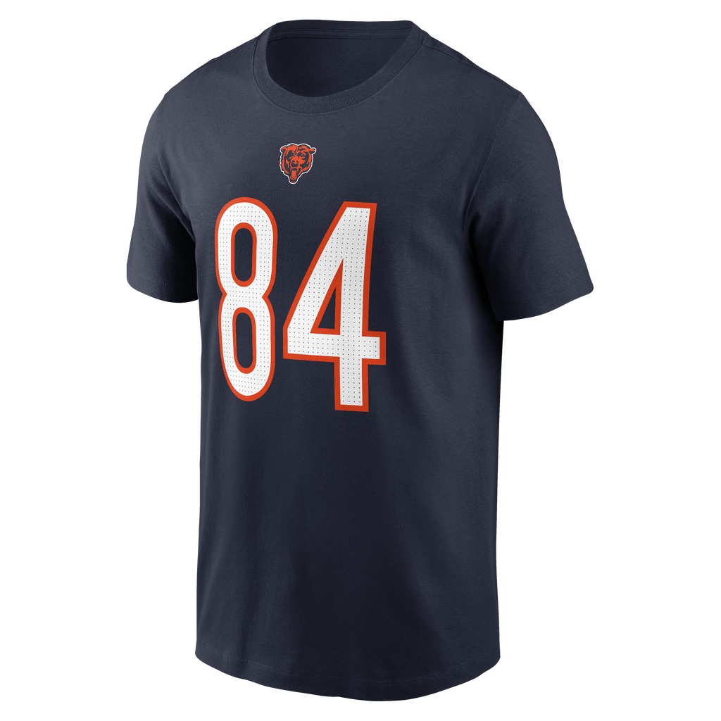 Nike Colston Loveland Navy Chicago Bears Name & Number T-Shirt for Men product image 2, provided for visual reference and