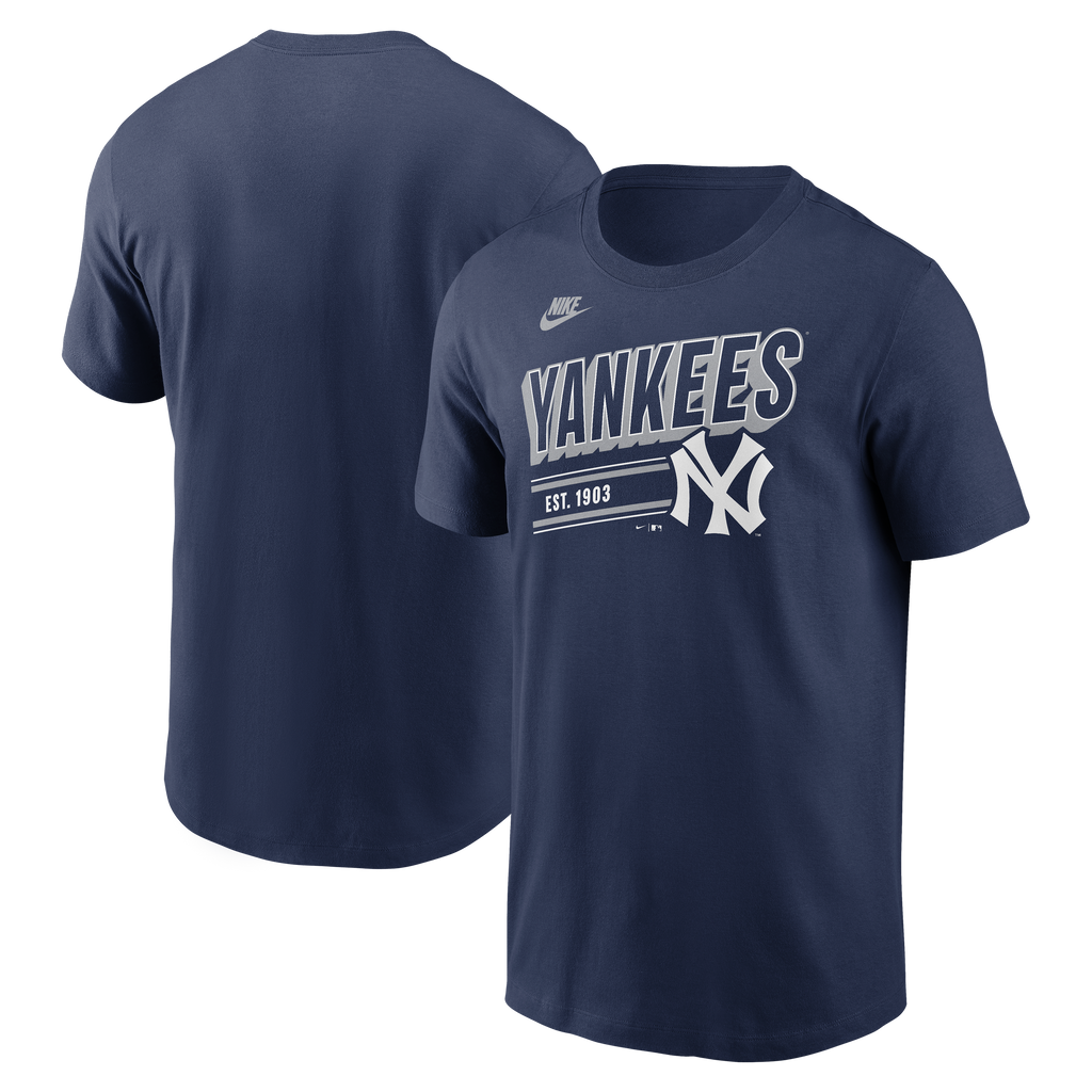 New York Yankees Nike Navy Cooperstown Retro T-Shirt for Men product image 1, provided for visual reference and product