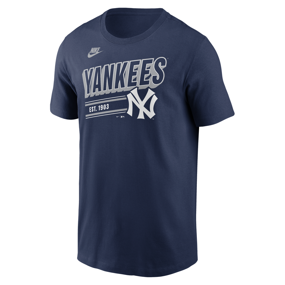 New York Yankees Nike Navy Cooperstown Retro T-Shirt for Men product image 2, provided for visual reference and product